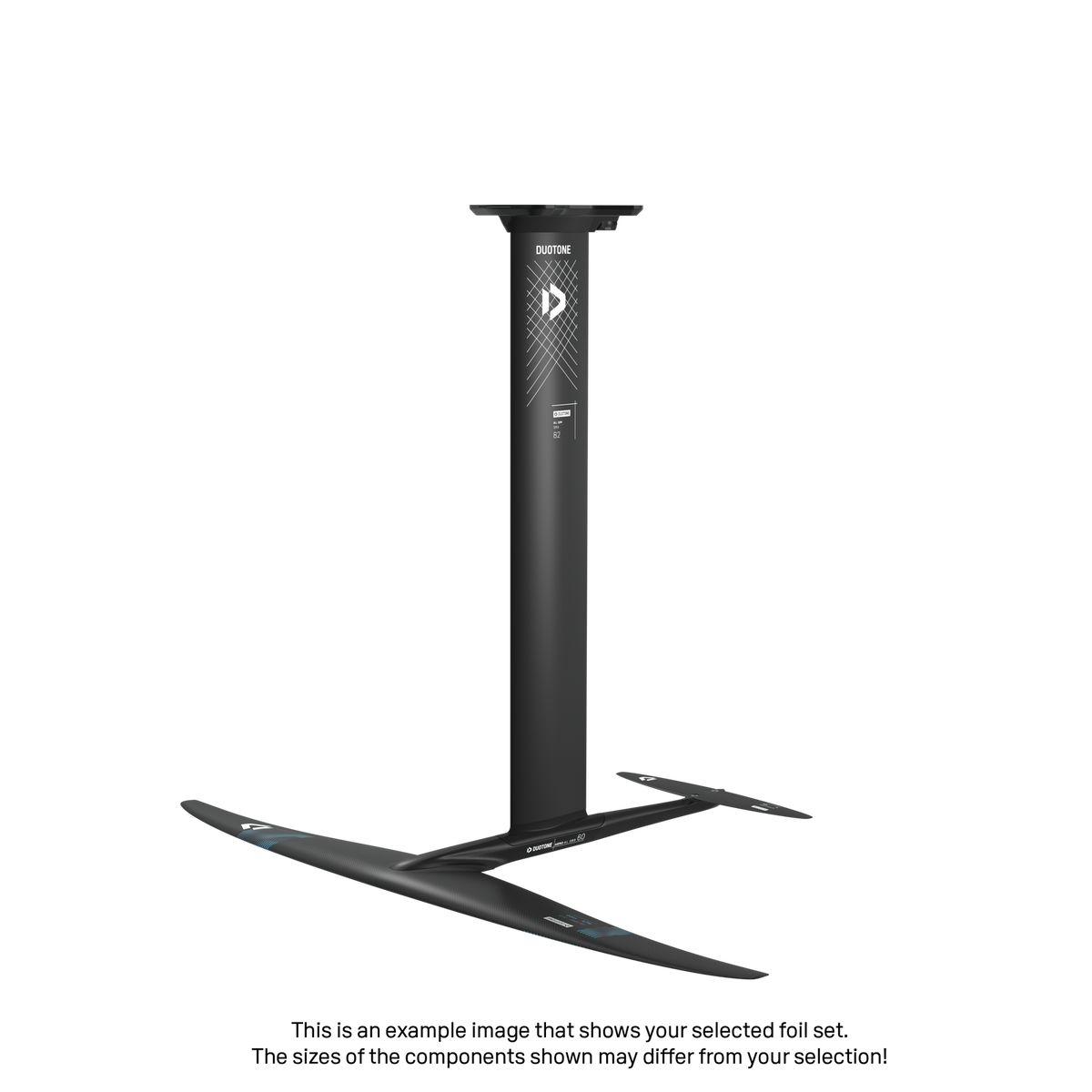 eMast Cruise Set AL 80 Fuselage Aero AL 3BS 60 Front Wing Crest SLS 800 Back Wing Stabilizer S 165 Adapter Fuselage - Duotone Onesize